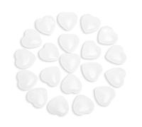 Tumbled Polished Natural Quartz Crystals Heart Stones(20Pcs)