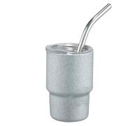 Tumbler Cup Straw Lid - Vacuum Sealed Stainless Steel Drink Jar, Capacity Insulated Mug | Travel Container, Thermal Bottle with Two Temperatures, Miniature -SIP Cup Kit Suitable