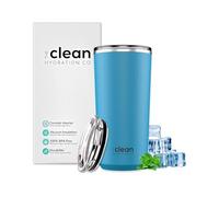 Tumbler Insulated with Lid, Double-Wall Vacuum, 20 Oz Travel, Office Tumbler, Hot & Cold Drinks, Ceramic Interior, Spill-Proof, BPA-Free, No Metal Taste