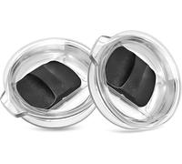 Tumbler Lids for YETI 6 oz/ 8oz/ Stackable Mug & Yeti Rambler 10 oz Tumbler Lid, MagSlider Lids for Yeti Espresso/Coffee Mug 6oz, Replacement Lid for Ye-ti Rambler 10 oz Wine Tumbler (2 Pack)