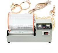 Tumbler Polishing Machine, Mini Rotary Jewelry Polisher, 24lbs Capacity, Removable Roller, 4 Speed Adjustment, 60 Minute Timer for Jewelry, Crafts, Auto Parts