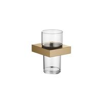 Tumbler wall-mounted - Brushed Dark Brass