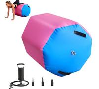 Tumbling Barrel with Non-Slip Surface, Soft Balance Backbend Trainer for Core Strengthening, Flexibility & Yoga, Home Gym Fitness Equipment for Indoor/Outdoor Practice 0.9 * 1m