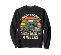 Tumbling In Progress Machine Funny Retro Geology Sweatshirt