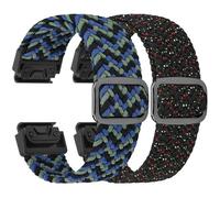 TumCez 22 mm Bracelet Compatible with Garmin Fenix 8 Fenix E 47 mm/Fenix 7/Fenix 7 Pro/Fenix 6/6 Pro/Fenix 5/5 Plus Bracelet, Braided Replacement Strap for Garmin Instinct 2/Epix Gen 2/Approach S62