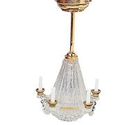 Tumdee Miniatures 1/12th Scale Working Battery LED Chandelier Ceiling Light DE309