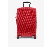 Tumi Red International Expandable 4-wheeled Polycarbonate Carry-on Suitcase 55x23x35.5cm