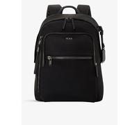 Tumi Tumi Halsey Zip-Pocket Branded Nylon Backpack Black/Gunmetal