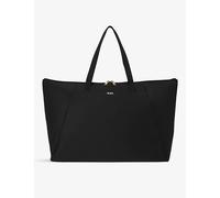 Tumi Tumi Just In Case Double-Zip Branded Nylon Tote Black/Gold