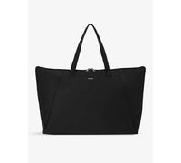 Tumi Womens Black/gunmetal Just in Case Double-zip Branded Nylon Tote 35.5x58.5cm
