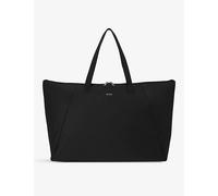 Tumi Womens Tumi Just In Case Double-Zip Branded Nylon Tote Black/Gunmetal