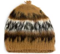Tumia LAC Alpaca Round Adult Brown Hat, Available in a Range of natual Wool Colours - Fair Trade and Hand-Knitted in Bolivia. One Size