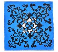 Tumia LAC Handmade Mexican Talavera Tile - Authentic Style Alberto Ceramic Tiles for Crafts, Backsplashes and Home Improvement - Tile 25 Pack