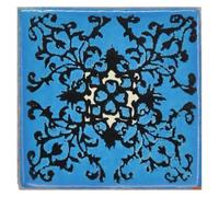 Tumia LAC Handmade Mexican Talavera Tile - Authentic Style Dolores Ceramic Tiles for Crafts, Backsplashes and Home Improvement - Individual Tile