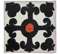 Tumia LAC Handmade Mexican Talavera Tile - Authentic Style Evita Ceramic Tiles for Crafts, Backsplashes and Home Improvement - 10 Pack