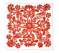 Tumia LAC Handmade Mexican Talavera Tile - Authentic Style Gilberto Ceramic Tiles for Crafts, Backsplashes and Home Improvement - Individual Tile