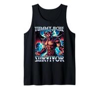 Tummy ACHE Survivor My Tummy Hurts Gotta Poop Stomach Ache Tank Top
