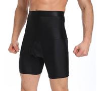 Tummy Control Shorts - Non-Slip Comfortable 3D Crotch Support Men High Waist Body Sculpting Pants Tight Tummy Sculpting Shorts Soft Breathable