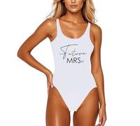 Tummy Control Swimwear Team Bride Backless Swimsuit One Piece Swimming Costume Bride Bathing Suit for Party Wetsuit Push Up Athletic One Piece Swimsuit BrideCostume for Party Holiday