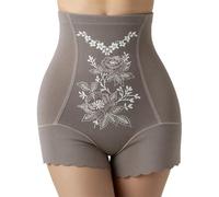 Tummy Control Underwear Women's Seamless Briefs with High Waistband for Butt Lifting Shaping Underwear with Floral Embroidery Lightweight and Breathable Shapewear Abdominal Control High Leg Panties, O