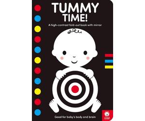 Tummy Time: A Foldout Book with Mirror: A High-Contrast Fold-Out Book with Mirr