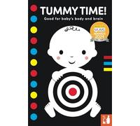Tummy Time! : A high-contrast fold-out book with mirror for babies