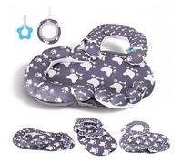 Tummy Time Mat and for Infant,Tummy Time Pillow with Detachable Support Pillow, Portable Playmat for Newborn Boys and Girls (Grey-1)