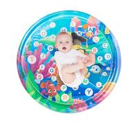 Tummy Time Mat For Kids, 105cm Water Play Mat Toys, Round Baby Sensory Water play mat,105cm Portable Activity Toys For 1-3 Years Early Development