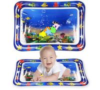 Tummy Time Mat - Inflatable Baby Water Playmat for Infants & Toddlers 3 6 9 Months Newborn - Tropical Fish(66cm * 50cm)