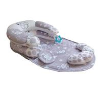 Tummy Time Mat Pillow - 29.53 Inch Fabric Set, Detachable Early Sensory Gear, Seated Support Station | Nursery Room Development, Children Early Learning Game, Daycare Travel Portable Activity