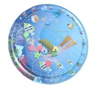 Tummy Time Water Mat - PVC, Water Mat Limb Strength | Hygienic Safe Exploration Sensory Playmat, Inflatable Sensory Development Toy For Indoor, Outdoor, Growth, Imaginative Play