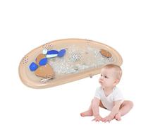 Tummy Time Water Mat - Sensory Water Play Mat for Babies | Developmental Activity Toys for Floor Bed Home Beach Easter Crib Shower