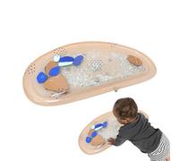 Tummy Time Water Mat,Sensory Water Play Mat for Babies - Learning Developmental Activity Toys for Home Beach Shower Easter Floor Bath Bed