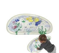 Tummy Time Water Play Mat - Sensitive Water Mats | Water Sensor Play Mat Boy Toys, Development Activity Toy Learning, for Home Beach Shower Easter Floor Bath Bed