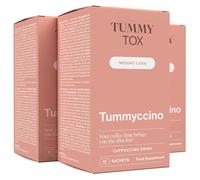 Tummy Tox Tummyccino Caffeine Boost Drink, Cappuccino Flavor, 30 Sachets