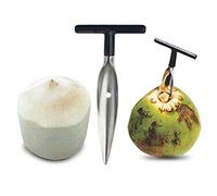 Tumnea Coconut opener, coconut opener made of stainless steel, coconut opener, coconut meat remover, coconut punching tool
