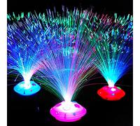 Tumnea Color changing fiber optic lamp, fiber optic light fixture, led colorful fiber optic light, fiber optic night light, atmosphere lamp for living room bar party decoration