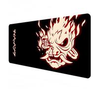 TUMOAN Cyberpunk 2077 XXL Gaming Mouse Mat|Black, Waterproof - Anti-slip, 900x400mm Office Desk Mat