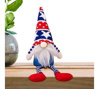 Tumotsit 4th of July Decor | Mr & Mrs Patriotic Gnomes Plush Decorations, Swedish Tomte for Home Decoration, Scandinavian Elf Ornaments for Memorial Day, Independence Day, Veterans Day