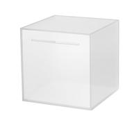 Tumotsit Acrylic - Must Break to Open with Real Money | Money Box That Cannot Be Opened, Frosted Saving Jar for Cash and Coins, Frosted Money Saving Jar
