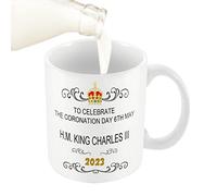 Tumotsit Copa III - Coffee Recordative Charles | Ceramic Coffee Mugs 350ml, Coronation 2023, Congratulations Her Majesty Royal for Celebration
