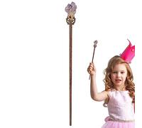 Tumotsit Crystal Stone Fairy Wand Photo Prop Witch Wand Cosplay Accessories, Gemstone Stick Witch Stick Collection for Stage Performances
