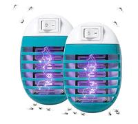Tumotsit Electric Fly Trap,Gnat Traps Plug In Fly Zappers - Plug in Led Light Lamp, Fruit Fly Traps, Gnat Traps, Powerful Fly Trap Light for Home Yard Patio