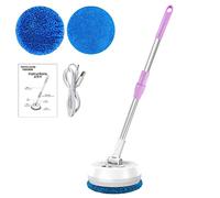Tumotsit Electric Mop - Cordless Floor Steamer with 180 Degree Rotation | Practical Detachable Handheld Device for Laminate/Hardwood/Tiles/Carpeted Kitchen