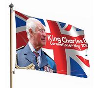 Tumotsit King's Coronation | King III Union Jack Flag | Garden Flag 3x5 Feet to Celebrate the King's Succession
