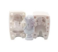 Tumotsit Laocoonte Bust Statue Mould, Female Body Shape Candle Mould | Classic Roman Bust Greek Mythology Sculpture for Home Decoration
