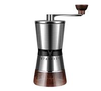 Tumotsit Manual Coffee, Stainless Steel Bean Coffee, Manual Coffee, Manual Coffee with Adjustable Adjustment, Camping