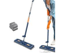 Tumotsit Microfiber | Floor Cleaning Mop - Flat Mops Microfibre, Washable Mop Pads for Cleaning Wet or Dry Laminate Tiles