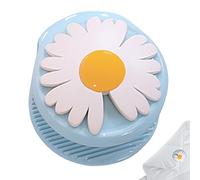 Tumotsit Needleless Duvet Holder,Daisy Flower Clip for Duvet without Pins - Duvet Clips Inside the Holder Insert Duvet Insert, Button Fasteners