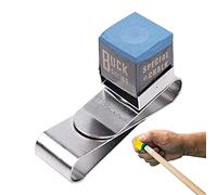 Tumotsit Pool Chalk Holder, Magnetic Belt Clip in S Shape - Comfortable and Simple Magnetic Chalk Cube Clip with Good Suction for Billiard Club